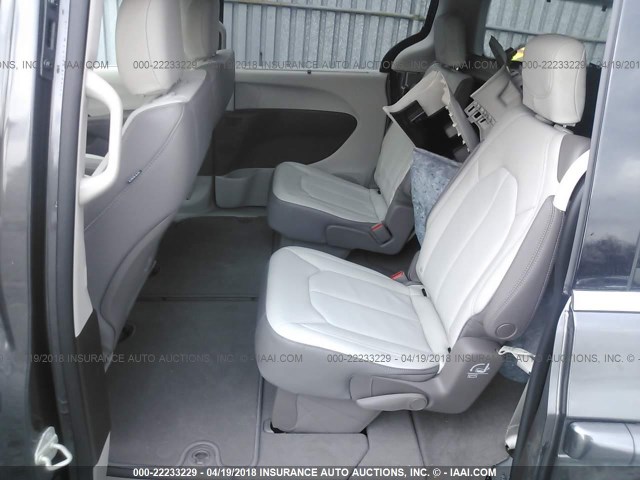 2C4RC1BG4JR248466 - 2018 CHRYSLER PACIFICA TOURING L Մոխրագույն լուսանկար 8