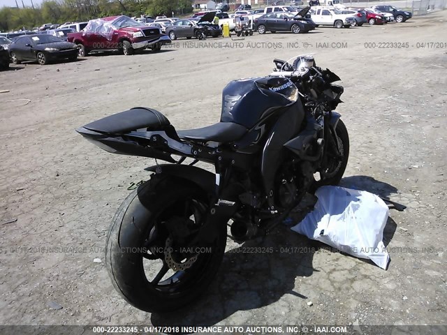 JKAZXCE168A010635 - 2008 KAWASAKI ZX1000 E BLACK photo 4