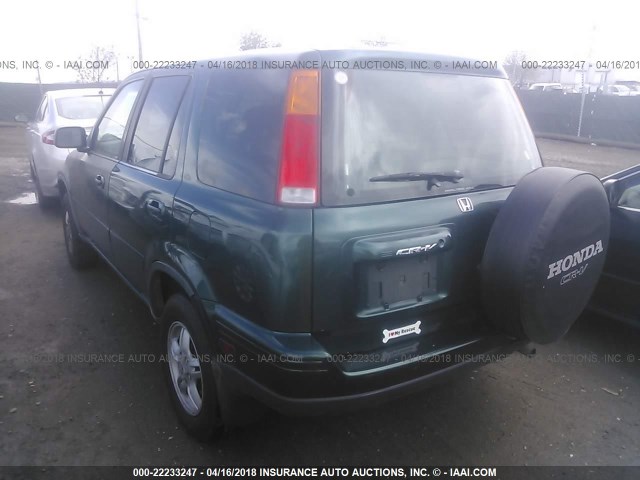 JHLRD18761S010270 - 2001 HONDA CR-V SE/LE GREEN photo 3