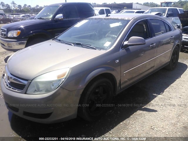 1G8ZS57N87F163240 - 2007 SATURN AURA XE TAN photo 2