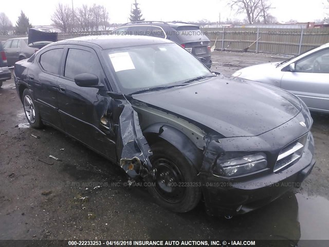 2B3CA3CV6AH252546 - 2010 DODGE CHARGER SXT BLACK photo 1