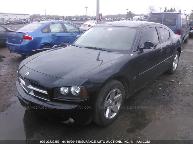 2B3CA3CV6AH252546 - 2010 DODGE CHARGER SXT BLACK photo 2