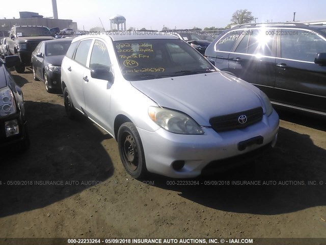 2T1LR32E15C377172 - 2005 TOYOTA COROLLA MATRIX XR SILVER photo 1