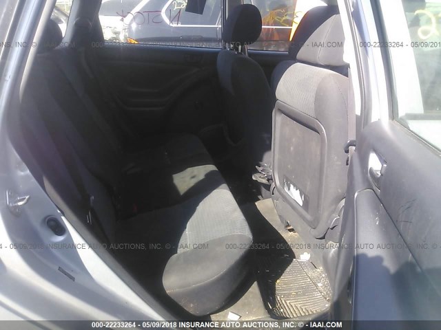 2T1LR32E15C377172 - 2005 TOYOTA COROLLA MATRIX XR SILVER photo 8