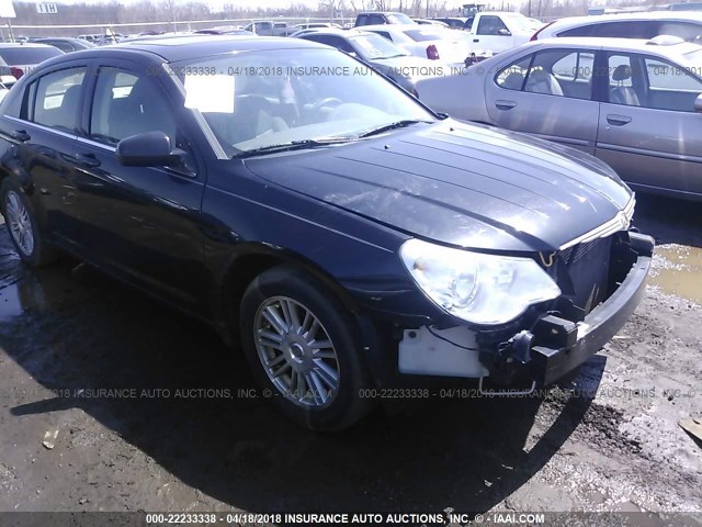 1C3LC46K07N604699 - 2007 CHRYSLER SEBRING BLACK photo 1