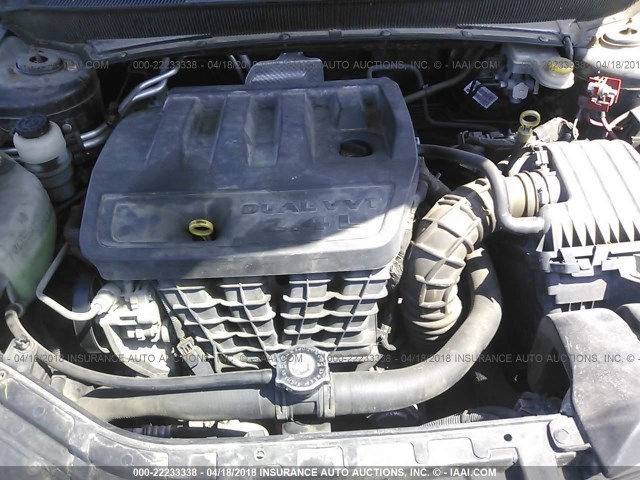 1C3LC46K07N604699 - 2007 CHRYSLER SEBRING BLACK photo 10