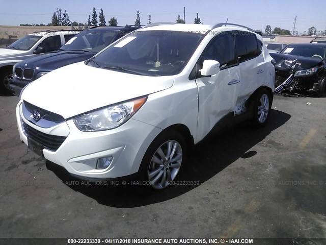 KM8JU3AC5BU156724 - 2011 HYUNDAI TUCSON GLS/LIMITED 白色 照片 2