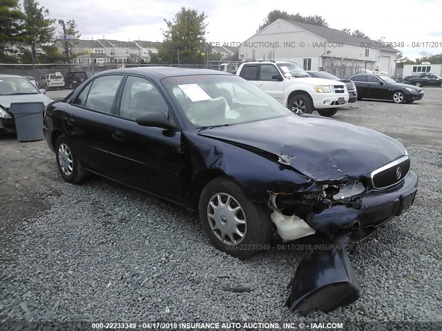 2G4WS52J031279686 - 2003 BUICK CENTURY CUSTOM BLUE photo 1