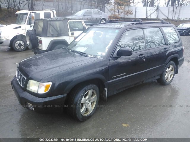 JF1SF65601H754502 - 2001 SUBARU FORESTER S 黑色 照片 2