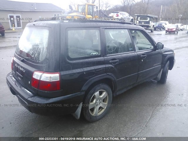 JF1SF65601H754502 - 2001 SUBARU FORESTER S 黑色 照片 4