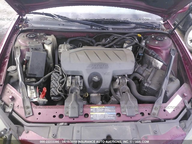 2G2WP552661120500 - 2006 PONTIAC GRAND PRIX 红色 照片 10