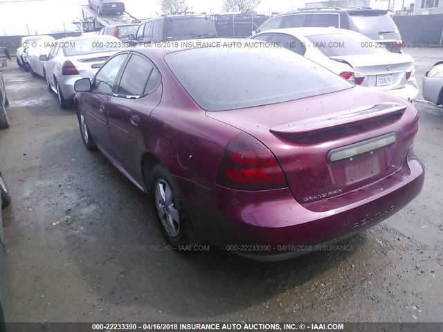 2G2WP552661120500 - 2006 PONTIAC GRAND PRIX 红色 照片 3