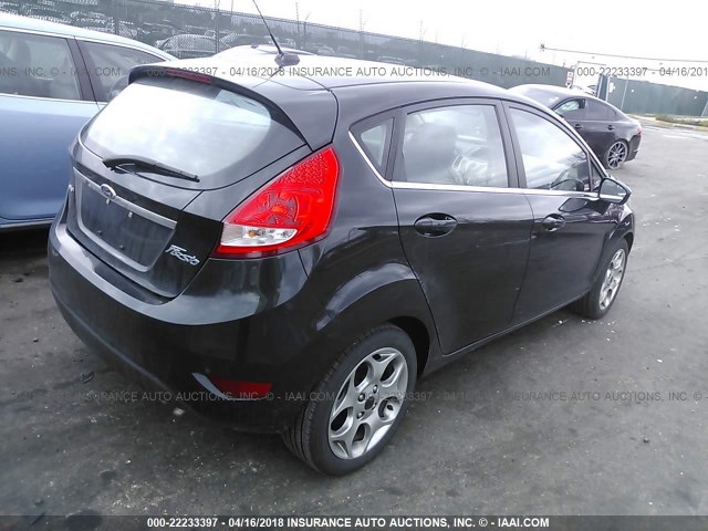 3FADP4FJXBM178430 - 2011 FORD FIESTA SES BLACK photo 4