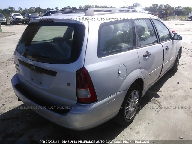 1FAFP36392W135282 - 2002 FORD FOCUS SE/SE COMFORT/ZTW/SE SPRT SILVER photo 4