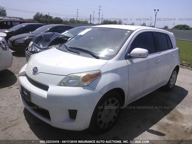 JTKKU10438J018576 - 2008 TOYOTA SCION XD WHITE photo 2