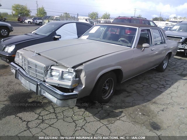 1G4AN69Y6DX488591 - 1983 BUICK LESABRE CUSTOM BROWN photo 2