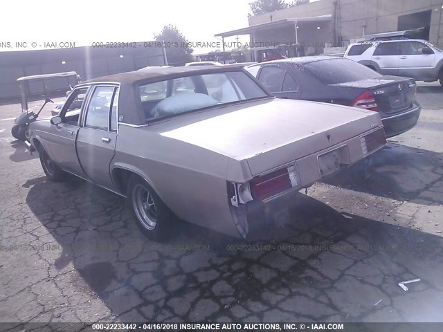 1G4AN69Y6DX488591 - 1983 BUICK LESABRE CUSTOM BROWN photo 3