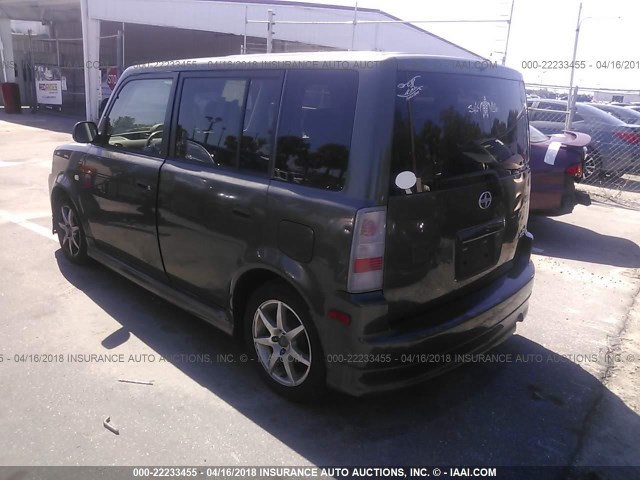JTLKT324854027033 - 2005 TOYOTA SCION XB GRAY photo 3
