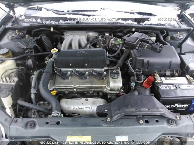 4T1BF30K02U504162 - 2002 TOYOTA CAMRY LE/XLE/SE 绿色 照片 10