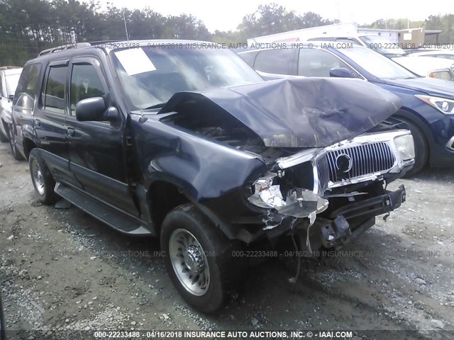 4M2ZU66E0YUJ22566 - 2000 MERCURY MOUNTAINEER  ლურჯი ფოტო 1
