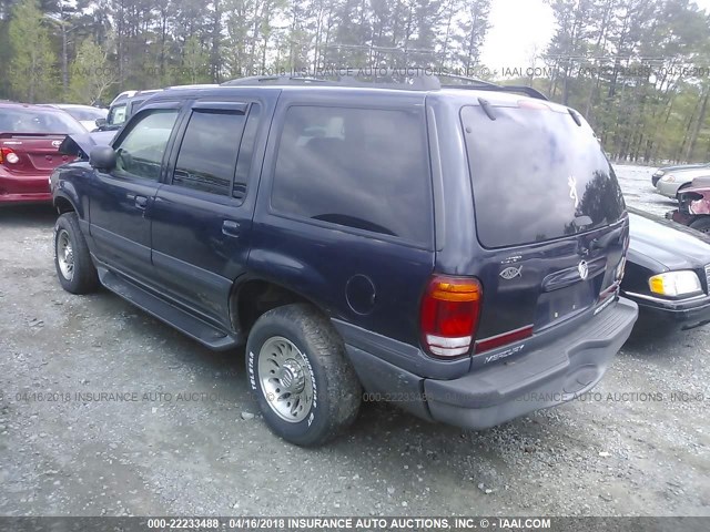 4M2ZU66E0YUJ22566 - 2000 MERCURY MOUNTAINEER  ლურჯი ფოტო 3