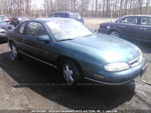 2G1WW12M5X9263124 - 1999 CHEVROLET MONTE CARLO LS მწვანე ფოტო 1