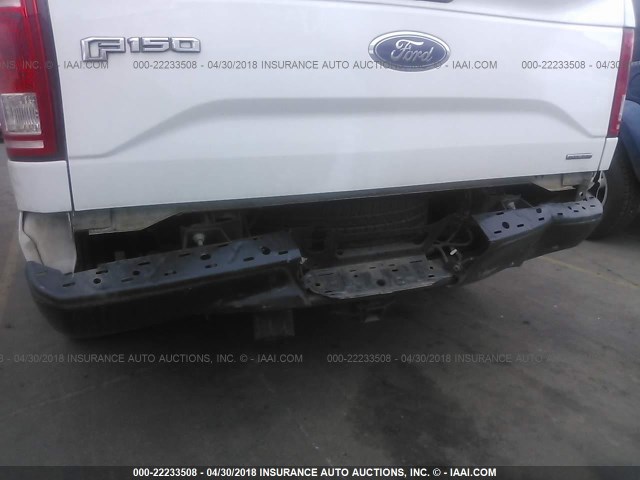 1FTEW1C88FFC15496 - 2015 FORD F150 SUPERCREW WHITE photo 6