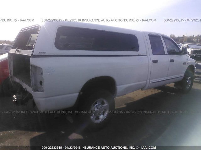 3D7KS28D97G743760 - 2007 DODGE RAM 2500 ST/SLT 白色 照片 4