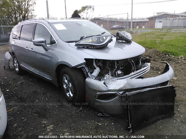 2C4RC1EG6HR727431 - 2017 CHRYSLER PACIFICA TOURING L PLUS SILVER photo 1