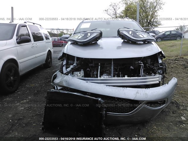 2C4RC1EG6HR727431 - 2017 CHRYSLER PACIFICA TOURING L PLUS SILVER photo 6