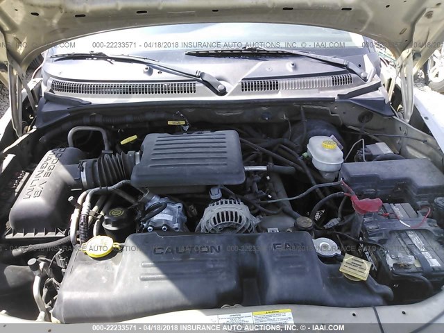 1D4HS48N33F562371 - 2003 DODGE DURANGO SLT TAN photo 10