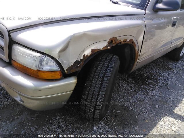 1D4HS48N33F562371 - 2003 DODGE DURANGO SLT TAN photo 6