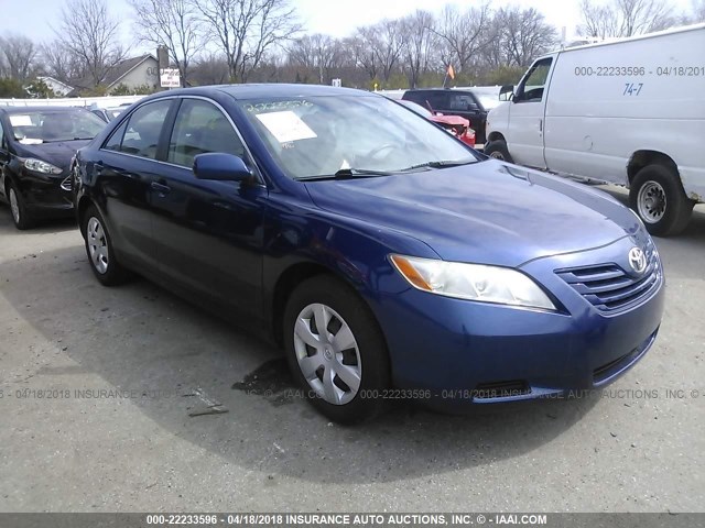4T1BE46K58U247864 - 2008 TOYOTA CAMRY CE/LE/XLE/SE BLUE photo 1