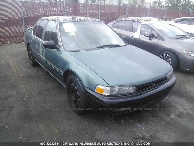 JHMCB7673NC061898 - 1992 HONDA ACCORD EX/EX-R GREEN photo 1