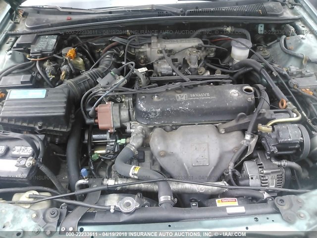 JHMCB7673NC061898 - 1992 HONDA ACCORD EX/EX-R GREEN photo 10