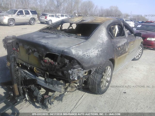 1G4HC5EM4AU102457 - 2010 BUICK LUCERNE CXL SILVER photo 4