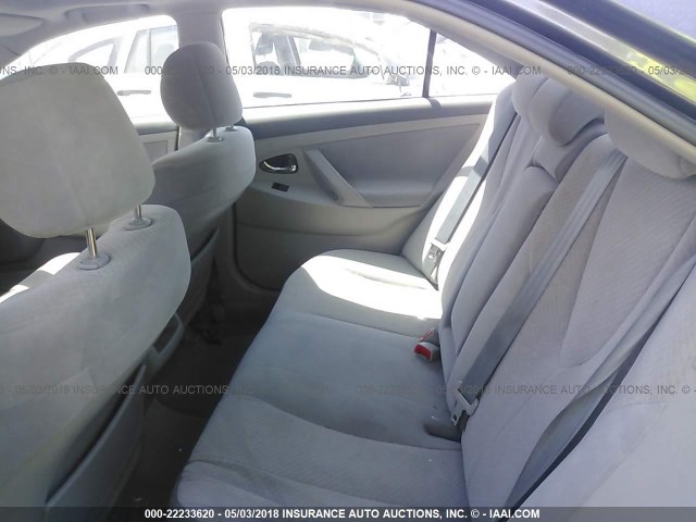 4T1BE46KX8U744537 - 2008 TOYOTA CAMRY CE/LE/XLE/SE GRAY photo 8