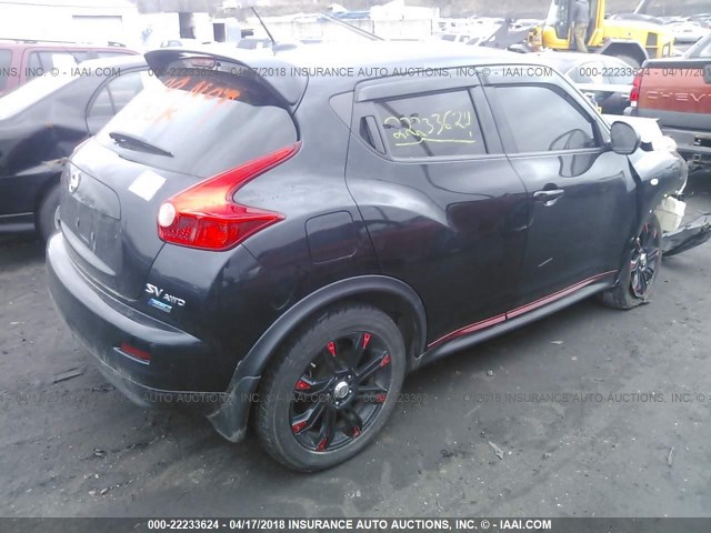 JN8AF5MVXET361638 - 2014 NISSAN JUKE S/SV/SL/NISMO BLACK photo 4