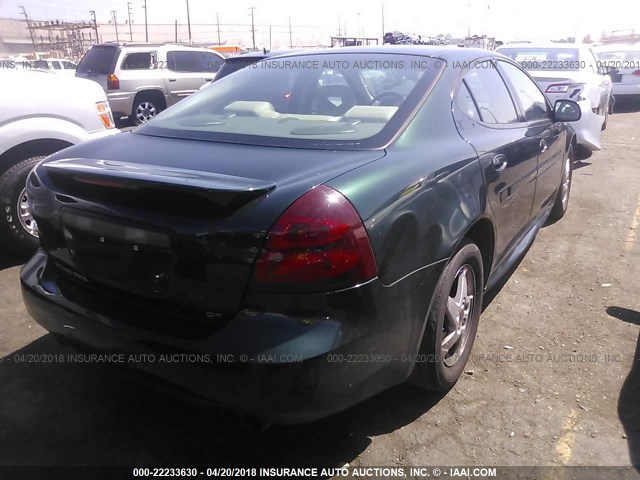 2G2WS522941262498 - 2004 PONTIAC GRAND PRIX GT2 GREEN photo 4