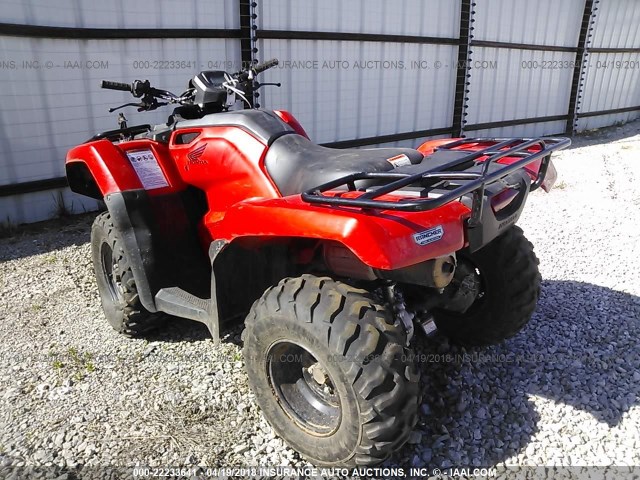 1HFTE3920G4202821 - 2016 HONDA TRX420 TE RED photo 3