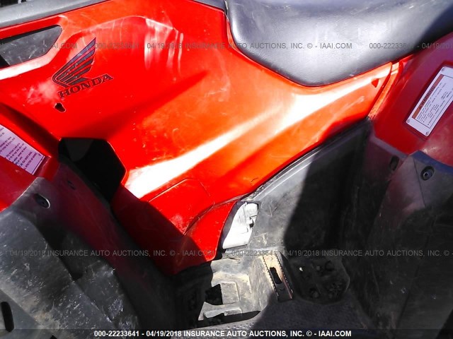 1HFTE3920G4202821 - 2016 HONDA TRX420 TE RED photo 9