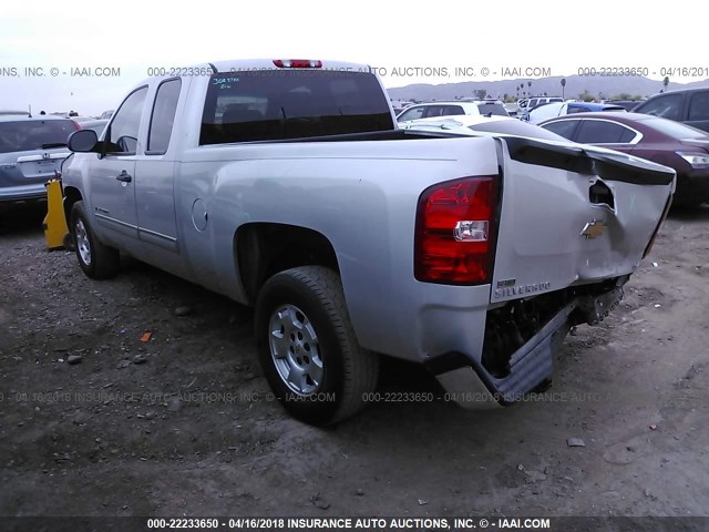 1GCSCSE04AZ186465 - 2010 CHEVROLET SILVERADO C1500 LT SILVER photo 3