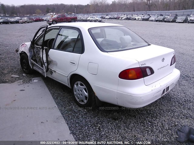 2T1BR12EXXC101477 - 1999 TOYOTA COROLLA VE/CE/LE WHITE photo 3