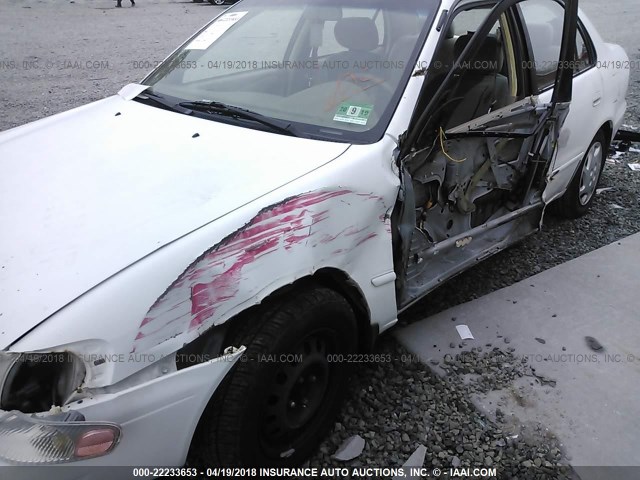 2T1BR12EXXC101477 - 1999 TOYOTA COROLLA VE/CE/LE WHITE photo 6