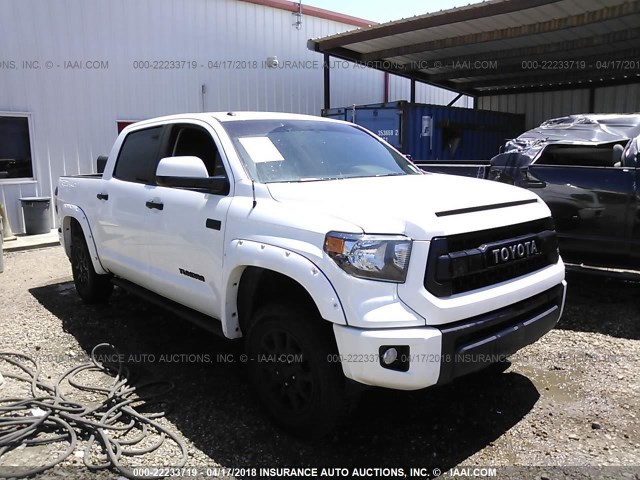 5TFDW5F16FX485760 - 2015 TOYOTA Tundra CREWMAX SR5/TRD PRO WHITE photo 1