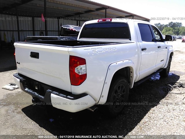 5TFDW5F16FX485760 - 2015 TOYOTA Tundra CREWMAX SR5/TRD PRO WHITE photo 4