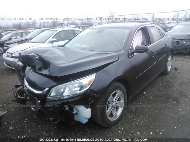 1G11B5SL6EF294682 - 2014 CHEVROLET MALIBU LS 黑色 照片 2