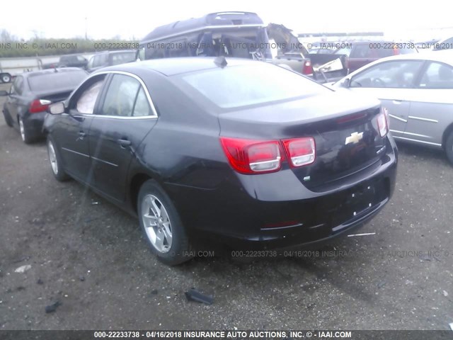 1G11B5SL6EF294682 - 2014 CHEVROLET MALIBU LS 黑色 照片 3