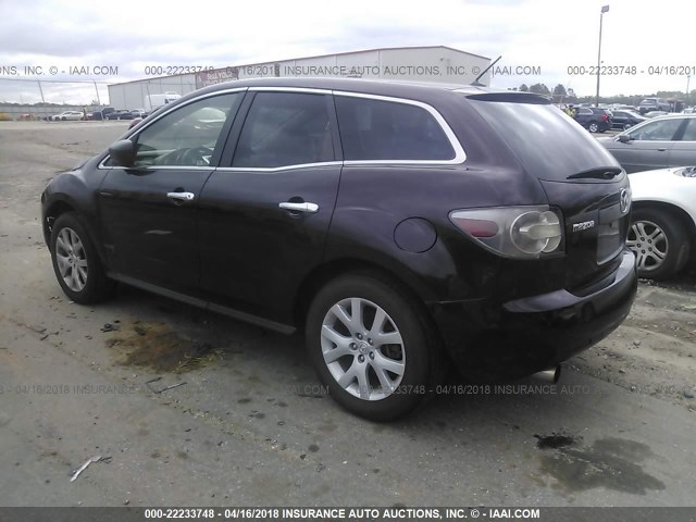 JM3ER29L970130400 - 2007 MAZDA CX-7 BURGUNDY photo 3