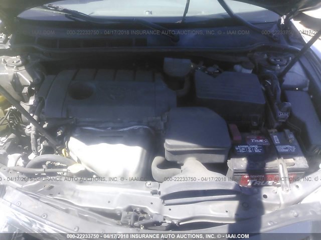 4T1BF3EK5AU578636 - 2010 TOYOTA CAMRY SE/LE/XLE Серый фото 10